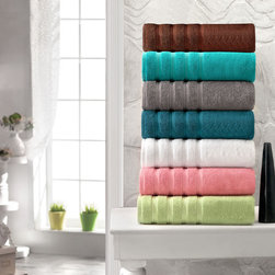 CLASSIC TURKISH TOWELS - Antalya Luxury Turkish Bath Towel Set - Bath Towels