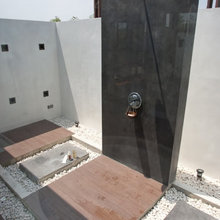 outdoor shower