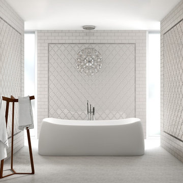 Subway Tile with All The Trimmings