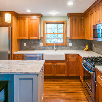 Nashua Transitional Entertaining Kitchen 2