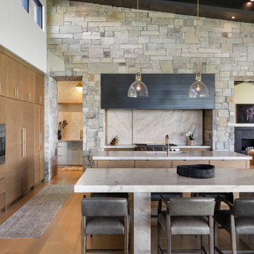 Stone, Brass & Mountain Views