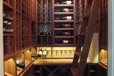 Example of a classic wine cellar design in New York