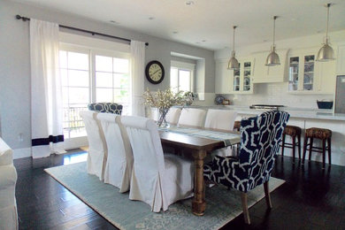 Dining room - transitional dining room idea in Salt Lake City