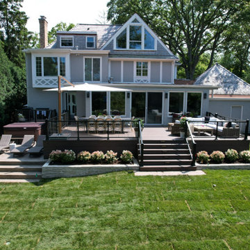 Highland Park yard deck.