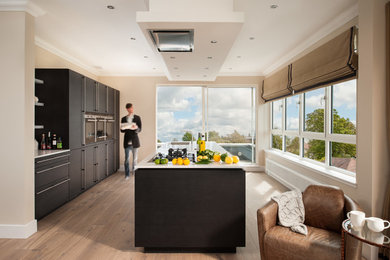 Design ideas for a large traditional kitchen in Glasgow.