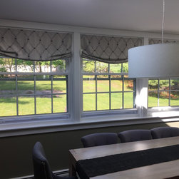 Dining Room with a view - Window Treatments