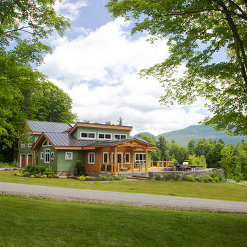 Net Zero, Empty Nester New England Timber Frame