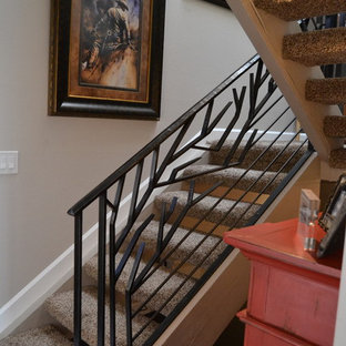 Contemporary Organic Stair Railing