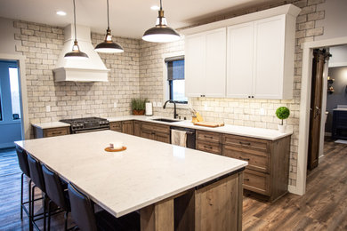 Inspiration for a large country kitchen remodel in Other