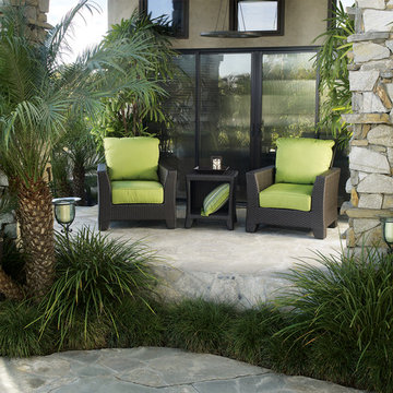 3 Pc. Malibu Outdoor Wicker Bistro Set by Sunset West