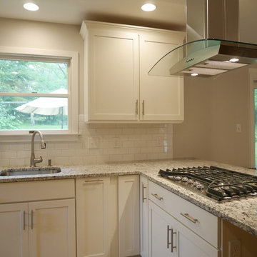 Contemporary Kitchen and Bathroom Remodel