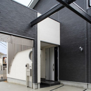 シンプルに暮らすモノトーンNeo和モダンの家