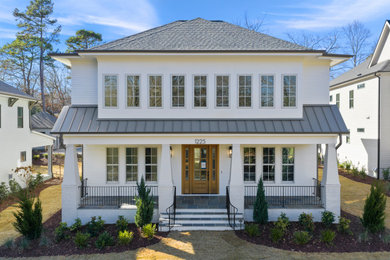 Example of a classic exterior home design in Raleigh