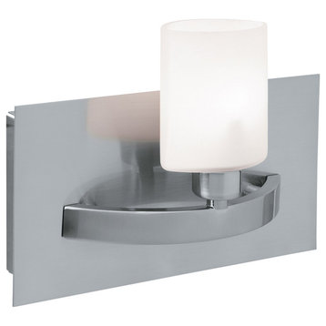 Access Lighting Cosmos 1-LT Wall Fixture 53301-BS/OPL Brushed Steel