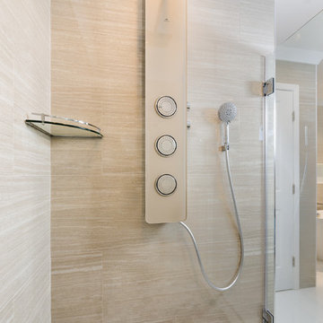 Porcelanosa Master Bathroom in Port Washington