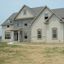 QuarryCut Stone - 95%Blue Stone 5%Split Grey - Squares & Strips - Siding And Stone Veneer