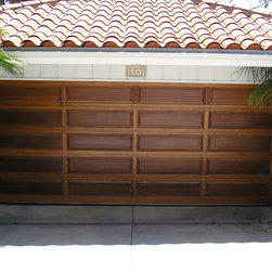 Wood Traditional Garage Doors - Products