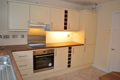 Inspiration for a contemporary kitchen in Cheshire.