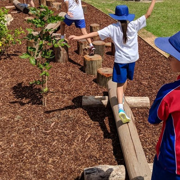 Natural school playground