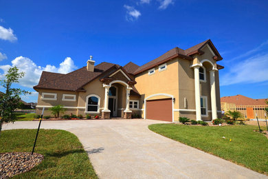 Inspiration for a timeless exterior home remodel in Austin