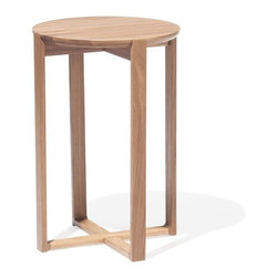 Tall Delta Natural Solid Oak Coffee Tables by Kai Stania for TON - Coffee Tables