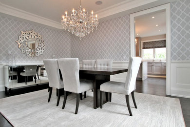 Minimalist dining room photo in Toronto