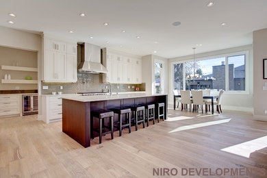 Kitchen - transitional kitchen idea in Calgary