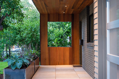 Inspiration for a modern home design remodel in Denver