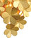 Gigi Clustered Clover Wall Sconce, Gold Leaf Finish