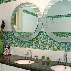 CTM Bubble glass tile Pond - Home Decor