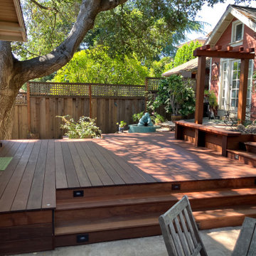 Backyard Deck and Gardens in the Oakland Foothills