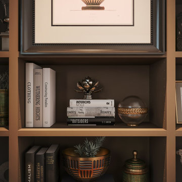 Stunning In Home Library