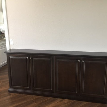 Flath Bench and Built-in Buffets