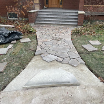 5 Point Ganite Flagstone Walkway