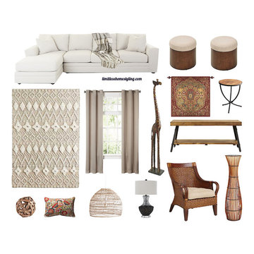 E-design Sample Mood Board