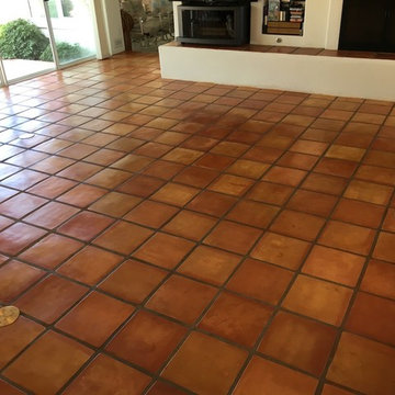 Classically Waxed Saltillo Floor