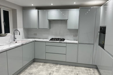 This is an example of a kitchen in London.