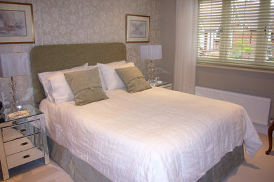 Design ideas for a contemporary bedroom in Other.