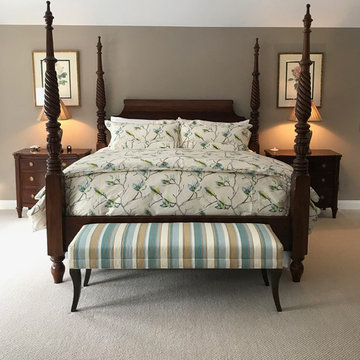 Teal, Blue and Green Master Suite With Four Poster Bed