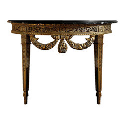 BARROCO CARVED WOOD CONSOLE - Console Tables