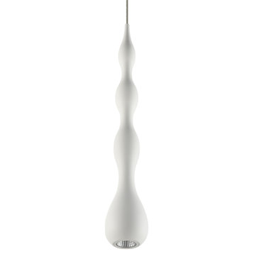 Polaris 5" Integrated LED Pendant, White