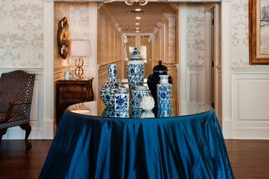 Inspiration for a timeless entryway remodel in New York