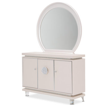 Glimmering Heights Sideboard with Mirror - Ivory