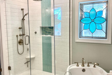 Beach style bathroom photo in Other