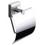 Kapitan Quattro Toilet Roll Holder With Cover Stainless Steel 18/10
