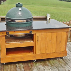 Big Green Egg Table -- The Big Dugan - Outdoor Dining Tables