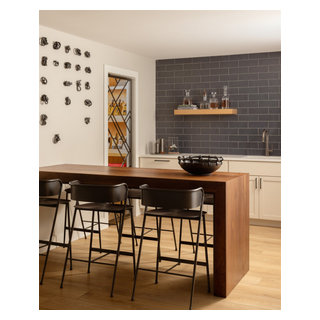 Basement Bar Wine Room Design - Contemporary - Home Bar - Denver - by ...
