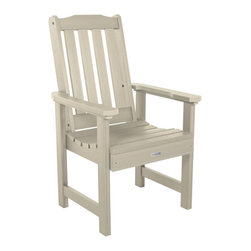 Highwood USA - Lehigh Armchair, Whitewash - Outdoor Dining Chairs