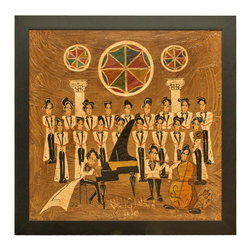 Painting of a Band by Ronald Baldwin - Paintings
