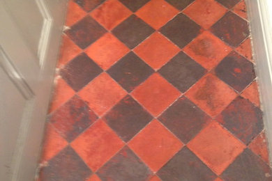 Victorian tiled floor restoration